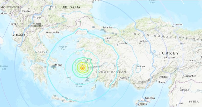 Gempa Bermagnitudo 7, Yunani dan Turki Lupakan Konflik dan Saling Bantu