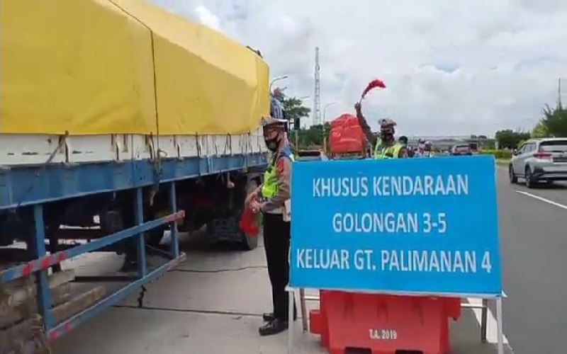 Kurangi Beban Arus Balik di Tol Cipali, Kendaraan Besar 