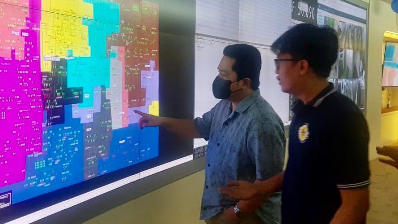 Jakarta Mati Lampu, Erick Thohir Cek Langsung Kantor PLN