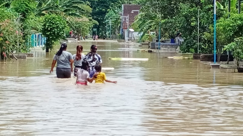 Sungai Madiun Siaga Level Kuning, BPBD Ngawi Imbau Masyarakat Waspada Banjir