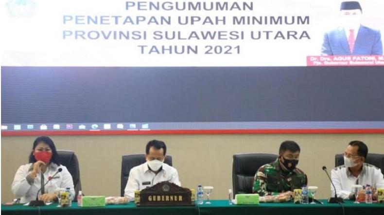UMP Sulut 2021 Tak Naik, Tetap Rp3.310.723 dan Tertinggi Ketiga di Indonesia