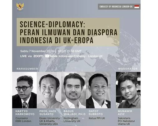 PCINU Inggris Gandeng KBRI London Siapkan Skema Diplomasi Sains