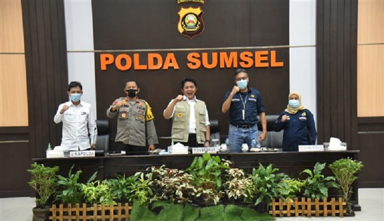 Herman Deru Dukung Polda Sumsel Kendalikan Penambangan Liar