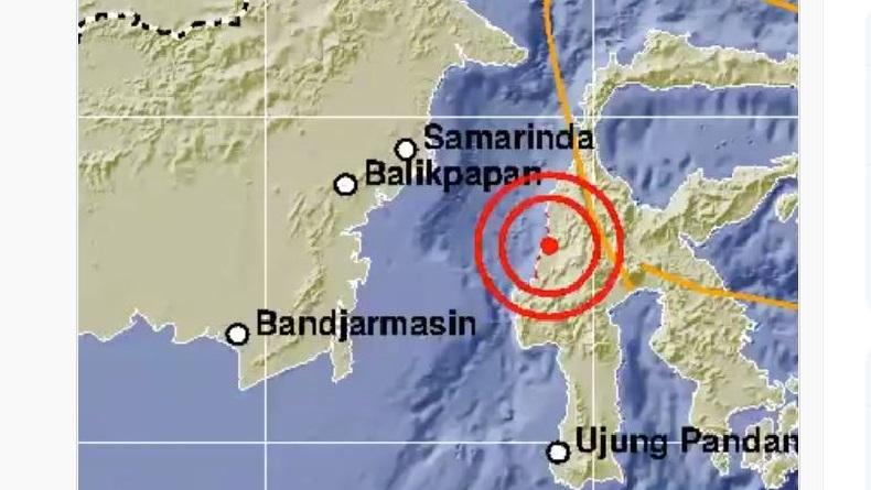 Gempa Bumi M5,1 Guncang Mamuju Tengah, Tak Berpotensi Tsunami