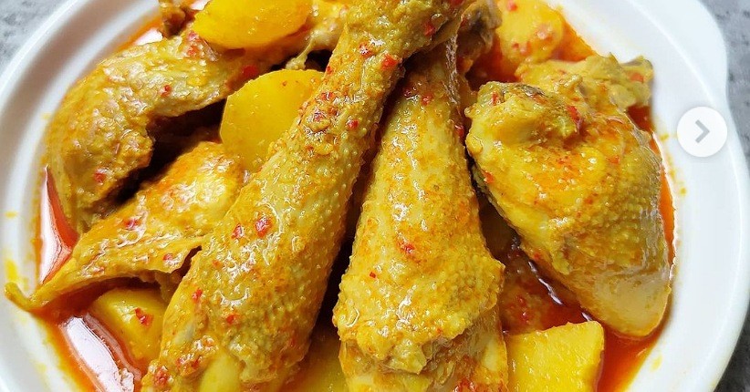 Lezatnya Gulai Ayam Kampung, Dimasak dengan Rempah Khas Bikin Ketagihan