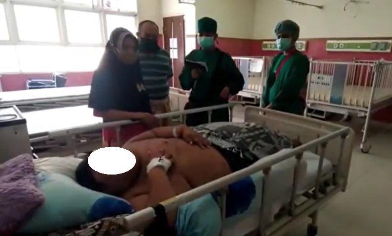 Miliki Berat 115 Kg, Bocah Obesitas Tanah Laut Dirawat di RSUD Ulin Banjarmasin