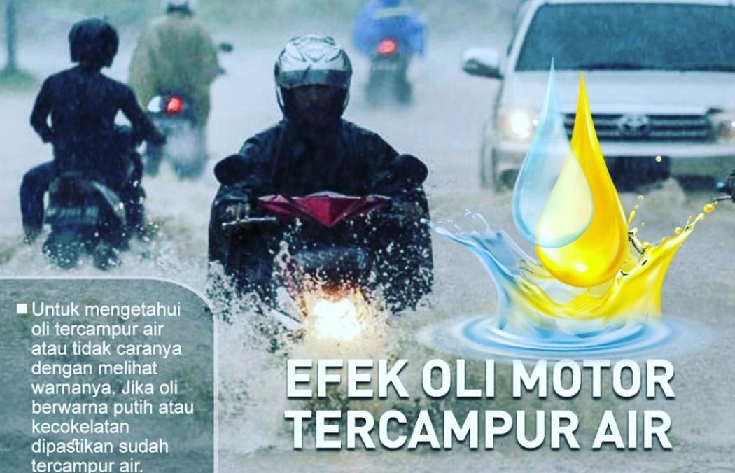 Ciri-Ciri Oli Kendaraan Sudah Tercampur Air