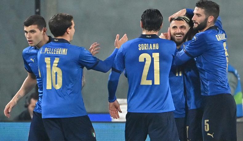 Diwarnai 2 Penalti, Timnas Italia Bantai Estonia