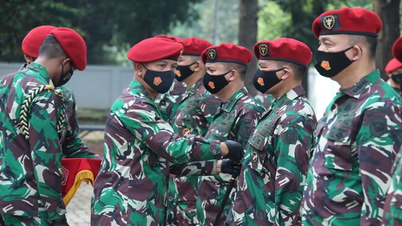 Mutasi TNI, Tiga Perwira Satuan Elite Koopssus Berganti