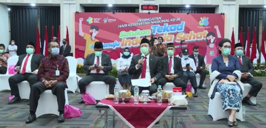 Peringati Hari Kesehatan Nasional ke-56, Menkes Terawan Sapa Tenaga Kesehatan dari 9 Titik di Indonesia