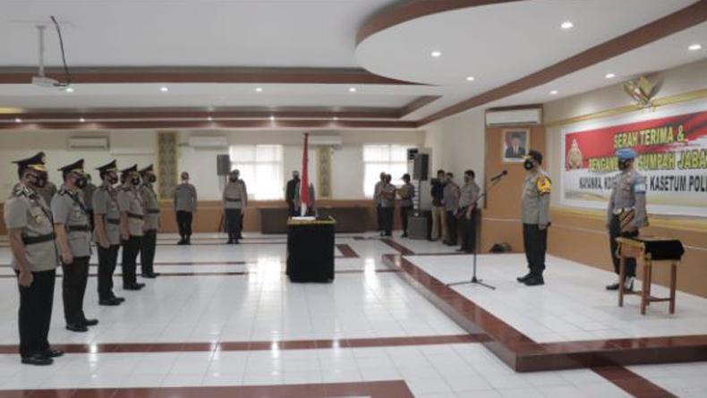 3 Jabatan Pejabat Polda Sulut Diserahterimakan, Ini Daftarnya