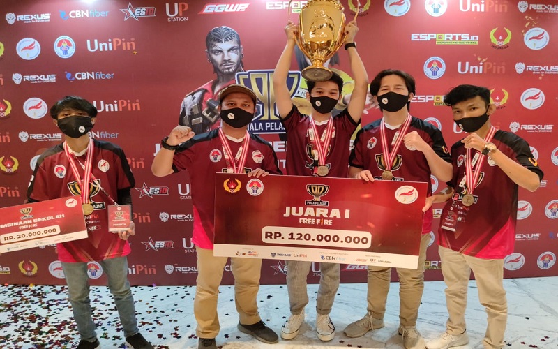 Babak Final Rampung, Ini Juara Kompetisi Esports Free Fire Pelajar Se-Jabodetabek