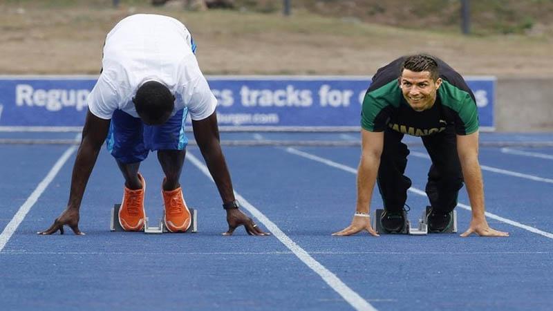 Usain Bolt: Saat Ini Cristiano Ronaldo Lebih Cepat dari Saya
