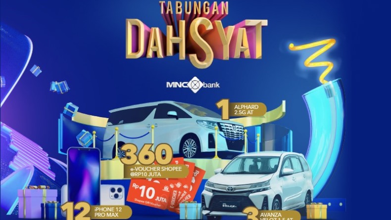 Sah! Tabungan Dahsyat MNC Bank, Aman dan Berhadiah Mobil Mewah Diluncurkan