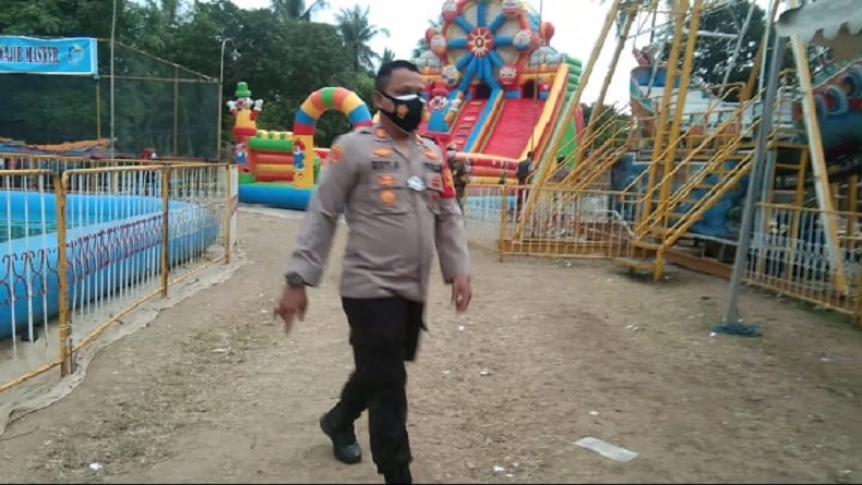 Langgar Protokol Kesehatan, Pasar Malam di Tangerang Dibongkar Paksa