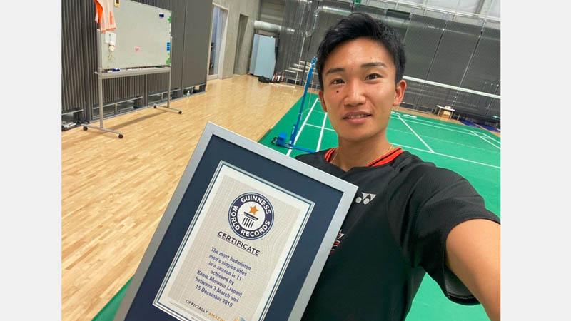 Salut! Kento Momota Masuk Buku Rekor Dunia