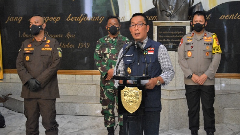 7 Daerah di Jawa Barat Zona Merah, Ridwan Kamil Warning Bandung dan Karawang