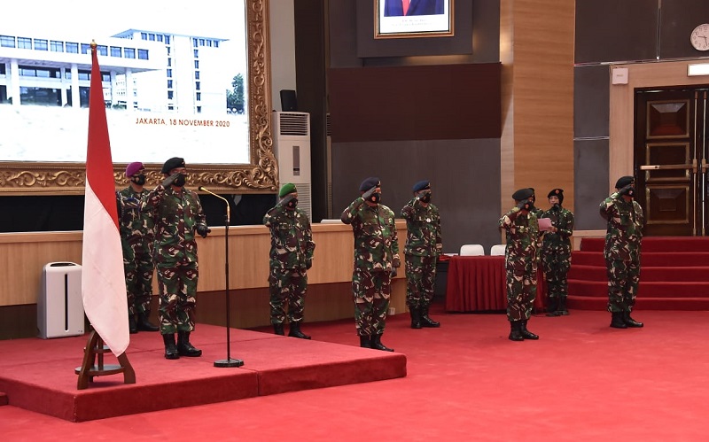 60 Perwira Tinggi TNI Naik Pangkat, Ini Daftar Lengkapnya