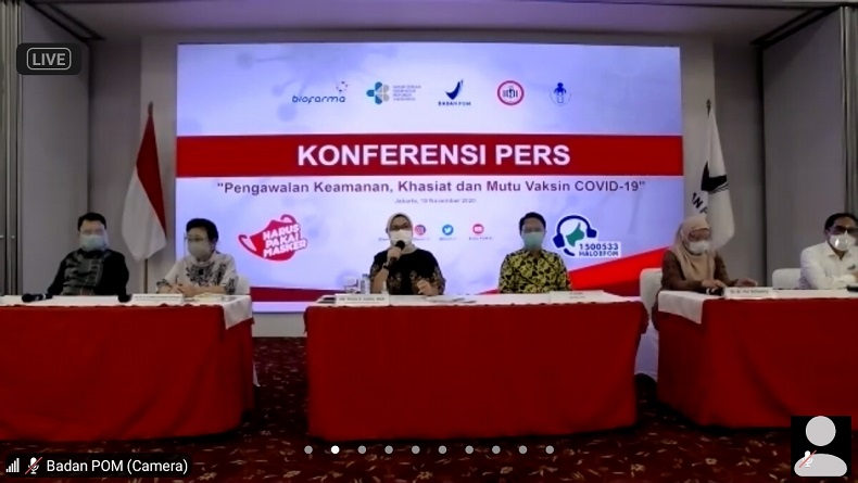 BPOM: Izin Darurat Vaksin Covid Keluar Akhir Januari 2021, Vaksinasi Terancam Molor