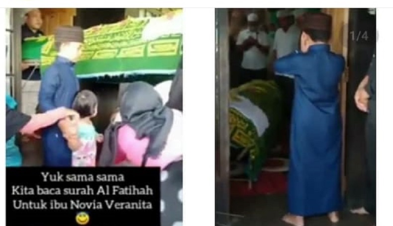 Viral Bocah Adzankan Jenazah Ibunya yang Meninggal, Pelayat Menangis