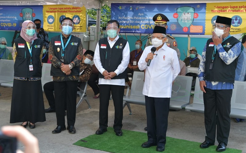 Wapres Ma'ruf Amin: Simulasi Vaksinasi Covid-19 Dilakukan di Berbagai Daerah