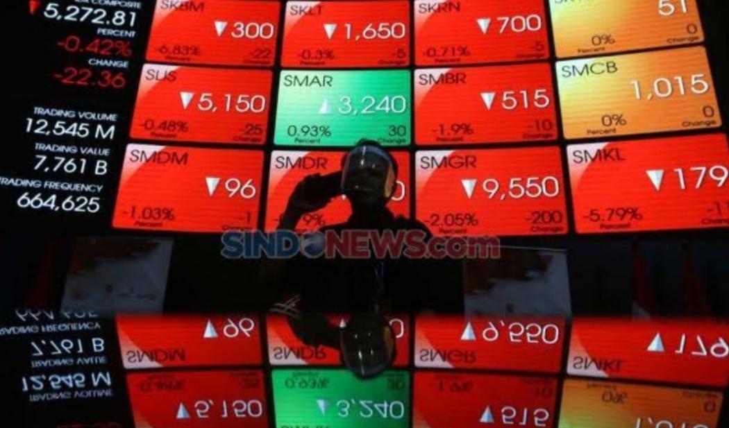 259 Saham Melemah, IHSG Ditutup di Zona Merah 5.571