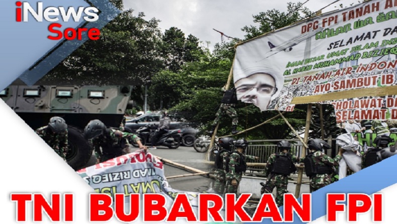 Live di iNews Sore Hari ini Pukul 16.00: TNI Bubarkan FPI!