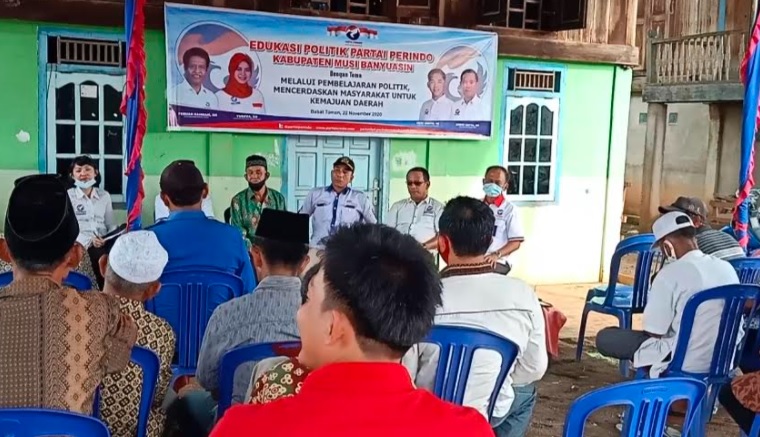 Cerahkan Masyarakat, Partai Perindo Gelar Edukasi Politik di Musi Banyuasin