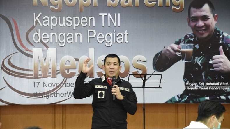 Kapuspen: Mabes TNI Tak Pernah Perintahkan Copot Baliho Habib Rizieq