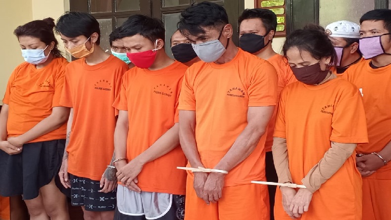 16 Pelaku Kejahatan Jalanan Ditangkap di Bandung, 2 Ditembak