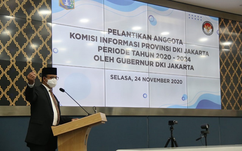 Anies Lantik 5 Anggota KIP Jakarta Periode 2020-2024