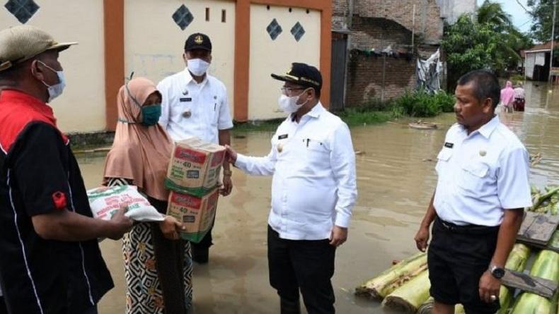 Sebanyak 4.570 KK di Lima Kecamatan Terdampak Banjir di Serdangbedagai 