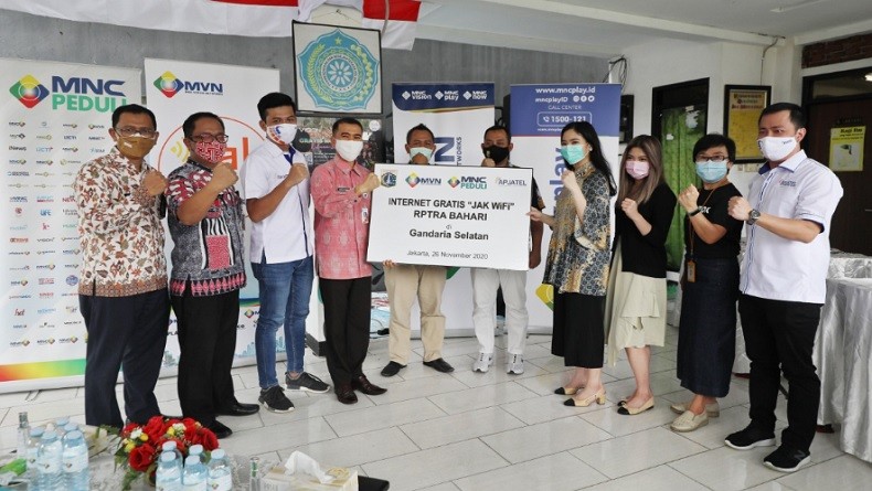 MNC Peduli Bersama Pemprov DKI dan Apjatel Hadirkan Internet Gratis di RPTRA Bahari Jaksel