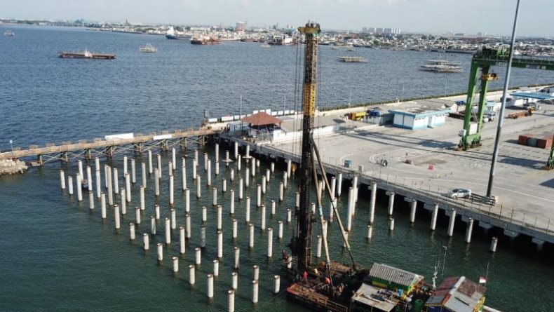 Kuartal I-2021, Pembangunan Terminal Kalibaru di Atas Lahan Reklamasi Dilanjutkan