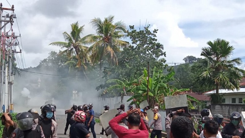 Demo Rusuh di Sorong, Polisi Dalami Peran 7 Orang yang Diamankan