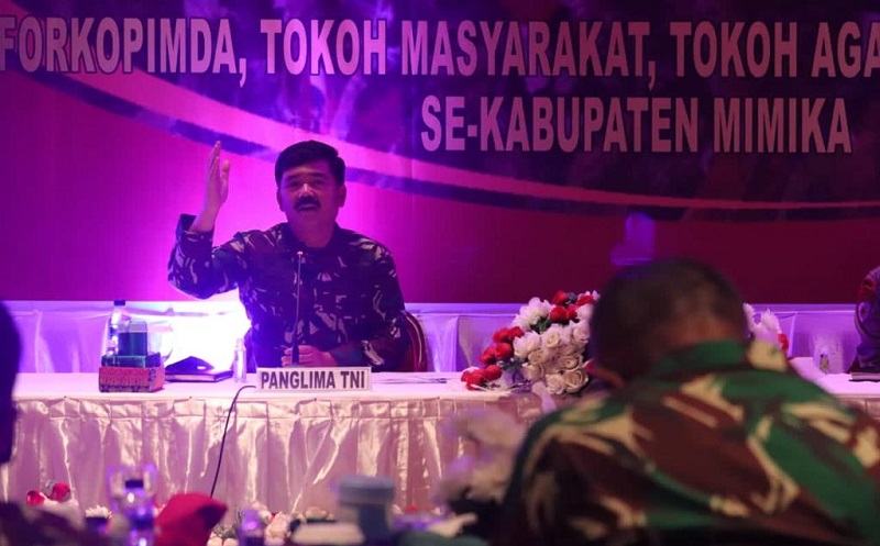 Kunjungi Papua, Panglima TNI Singgung Pentingnya Persatuan di Masa Pandemi Covid-19