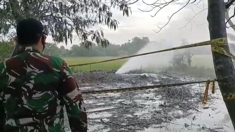 Semburan Gas Bercampur Lumpur Kembali Muncul, Warga Indramayu Resah