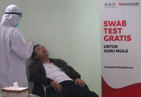 NU Care Gelar Tes Swab Gratis untuk Guru Ngaji Cegah Penularan Covid-19