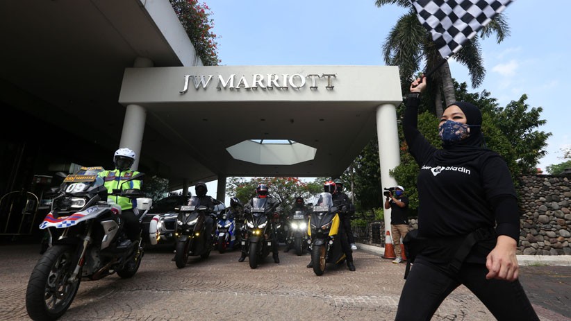 Bangkitkan Wisata, Mister Aladin Gelar Road Trip Protocol CHSE Surabaya-Mandalika-Bali