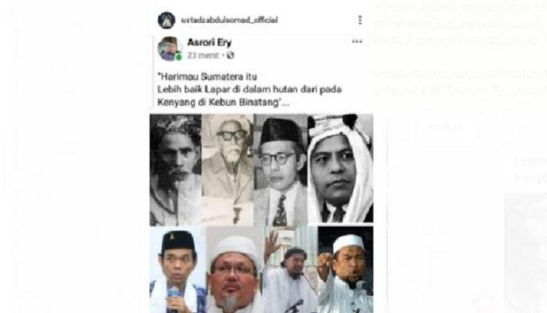 Ustaz Abdul Somad Unggah Foto Harimau Sumatera Lebih Baik Lapar dalam Hutan, Apa Artinya?