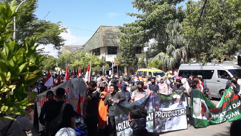 Aliansi Pantura Unjuk Rasa di Indramayu, Sebut Habib Rizieq Picu Permusuhan dan Kebencian