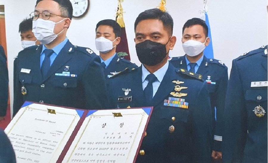 Membanggakan, Perwira TNI AU Raih Penghargaan di Korea Selatan