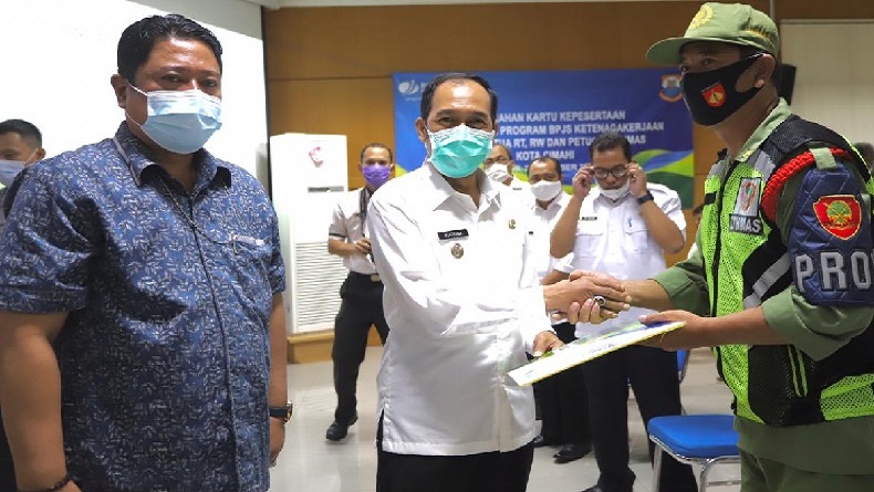 Pemkot Cimahi Tanggung Iuran BP Jamsostek 2.364 Linmas RT dan RW