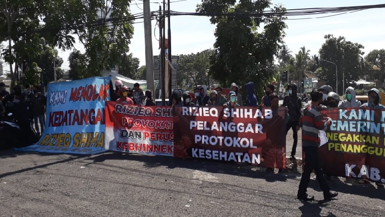 Giliran Warga Cianjur Menolak Kehadiran Habib Rizieq Shihab