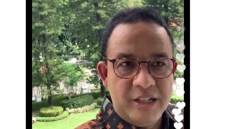 Isolasi Mandiri, Anies Live IG Pamer Pemandangan Lantai 2 Rumah Dinas