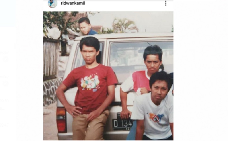  Ridwan Kamil Unggah Foto saat SMP, Tampangnya Bikin Pangling