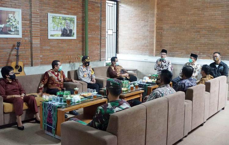 Jaga Suasana Aman dan Kondusif, Forkompinda Bantul Kunjungi Dua Paslon Bupati-Wabup