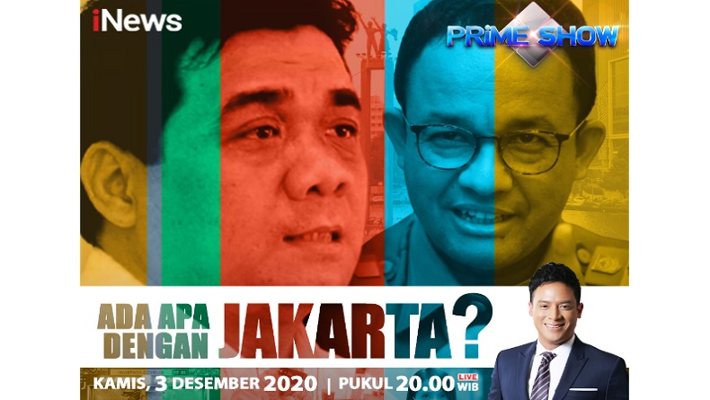 Prime Show iNews Kamis Pukul 20.00: Covid-19 Melonjak di Ibu Kota, Ada Apa dengan Jakarta?