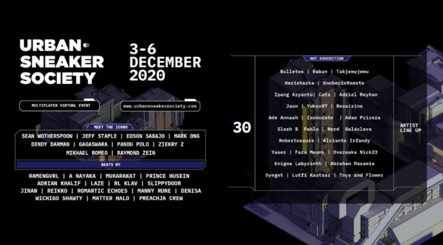 Urban Sneaker Society, Kolaborasi Belanja Online & Virtual Multiplayer Pertama di Asia Tenggara