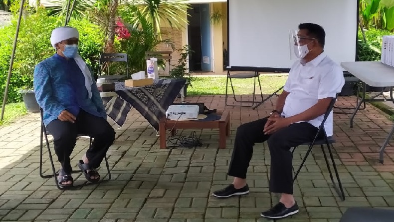 Diajak Moeldoko Pertama Disuntik Vaksin Covid-19, Aa Gym: Siap Kalau Halal